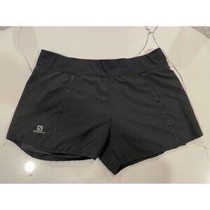 Salomon Womens Advanced Skin Dry Active Shorts Sz M